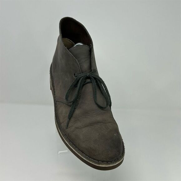Clarks Men\'s Bushacre 2 Gray Leather Lace Up Chukka Boots Size 10 US Comfort main image 7